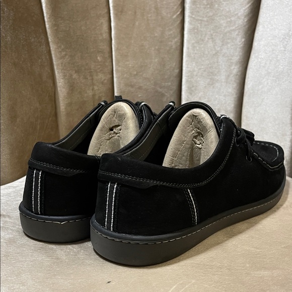 Hush Puppies Black Suede Loafers - Picture 4 of 6